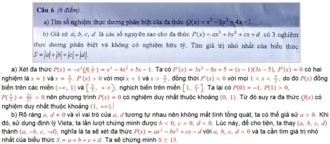 Đề thi HSG Toán Quốc gia 2025-2026 có lời giải (ngày 2)