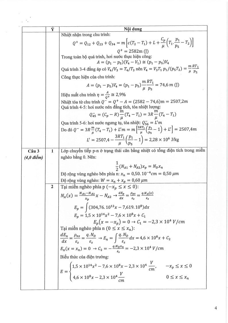 Đề thi HSG Vật lý Quốc gia 2025-2026 có lời giải (ngày 2)