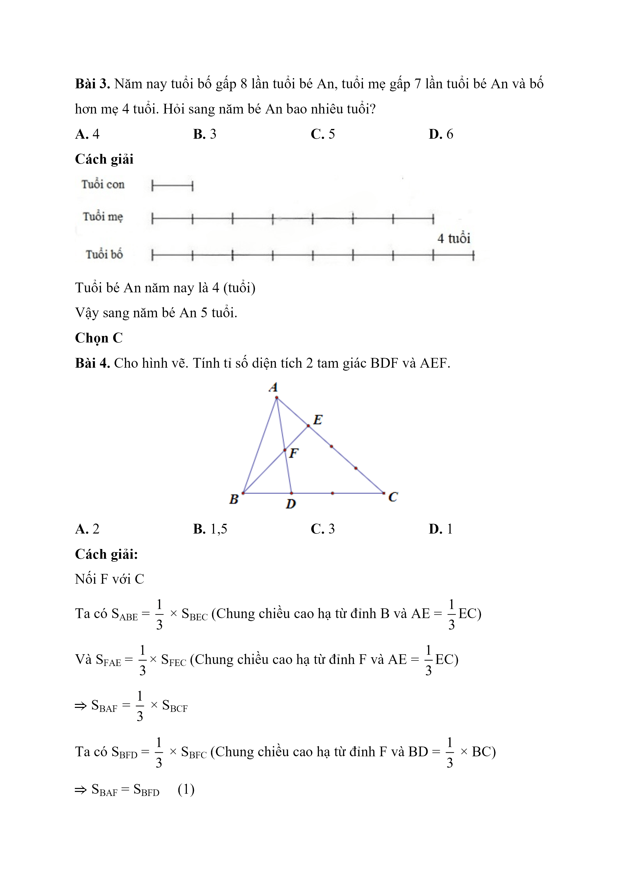 Đề thi vào lớp 6 môn Toán trường chuyên Ngoại ngữ (năm 2019)