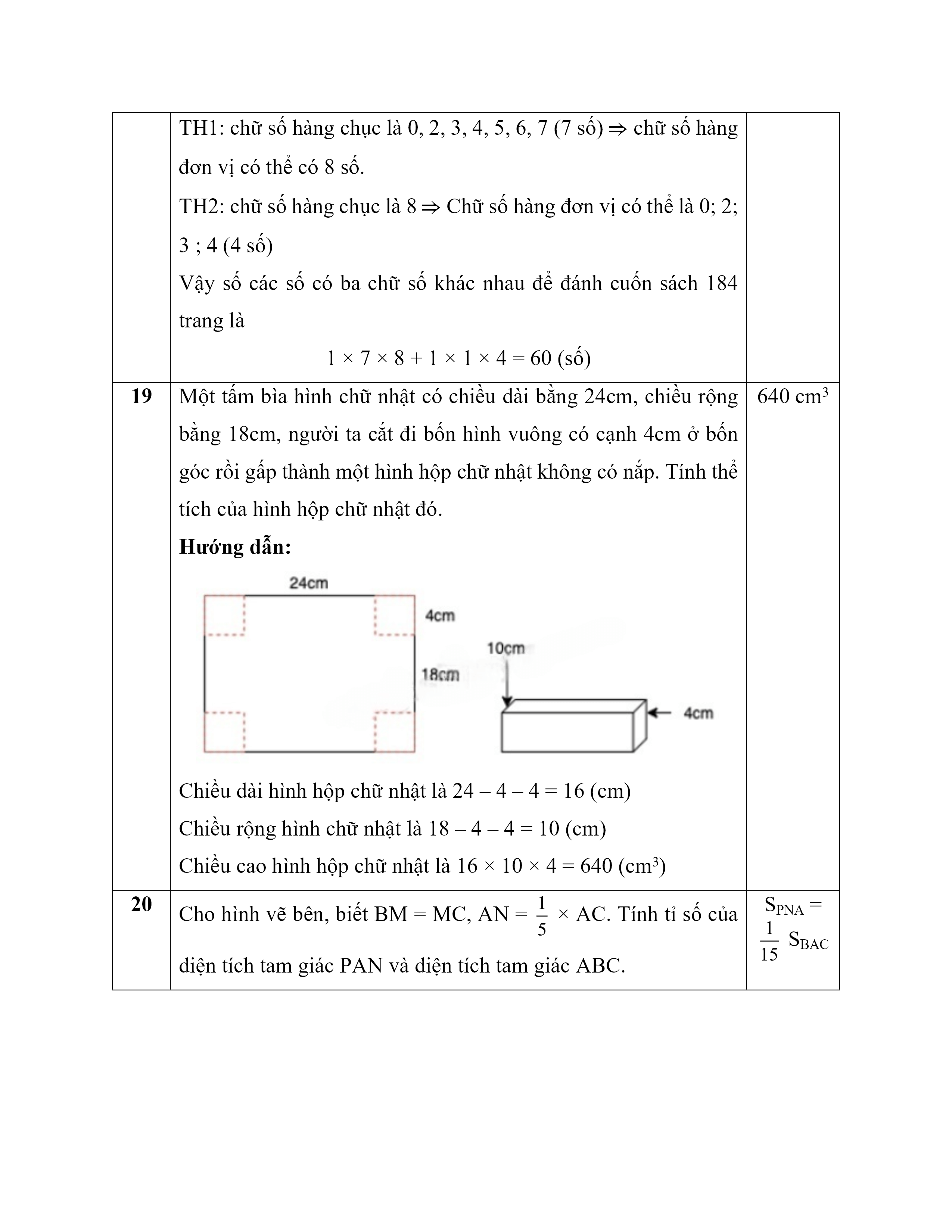 Đề thi vào lớp 6 môn Toán trường Lương Thế Vinh (năm 2020)