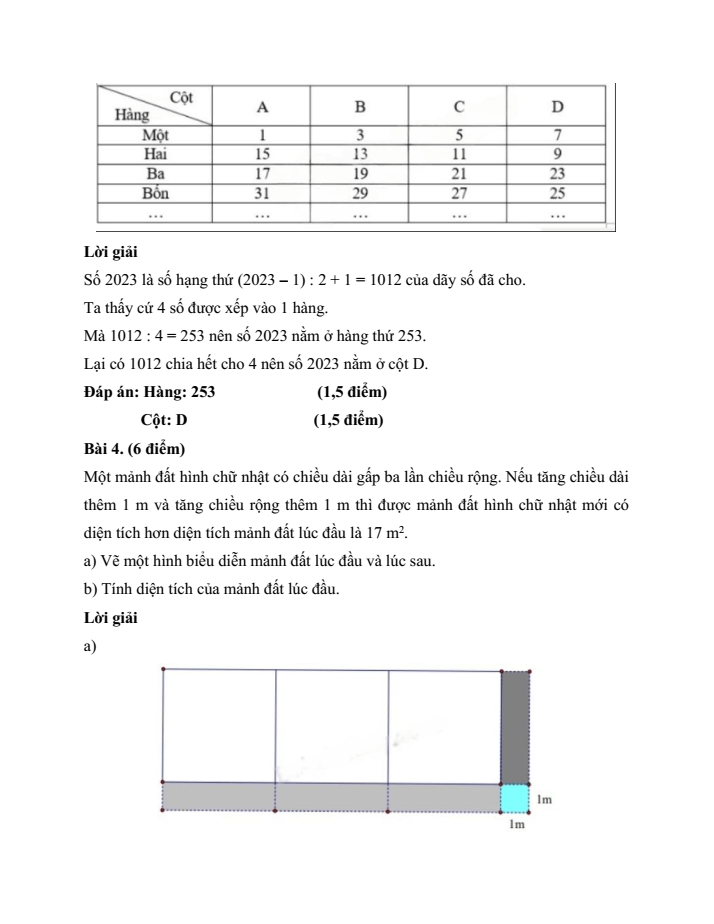 Đề thi vào lớp 6 môn Toán trường Trần Quốc Toản 1 (năm 2023)
