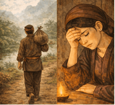 Ý nghĩa Ai đi muôn dặm non sông, Để ai chứa chất sầu đong vơi đầy (chi tiết nhất) (ảnh 1)