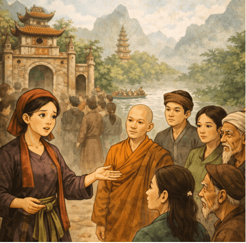 Ý nghĩa Ai đi trẩy hội chùa Hương – Làm ơn gặp khách thập phương hỏi giùm (chi tiết nhất) (ảnh 1)