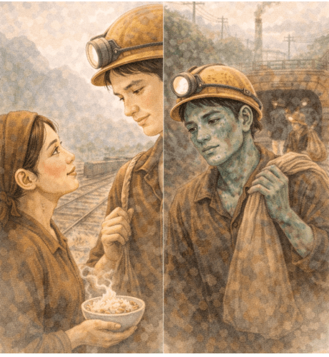 Ý nghĩa Ai đi Uông Bí, Vàng Danh – Má hồng để lại má xanh mang về (chi tiết nhất) (ảnh 1)