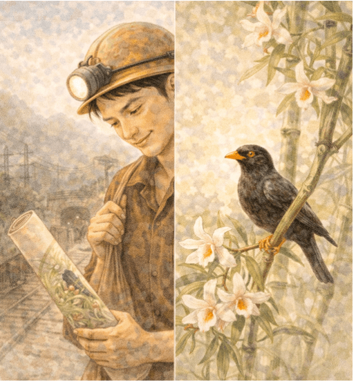 Ý nghĩa Ai về em gửi bức tranh, Có con chim sáo đậu nhành lan chi (chi tiết nhất) (ảnh 1)