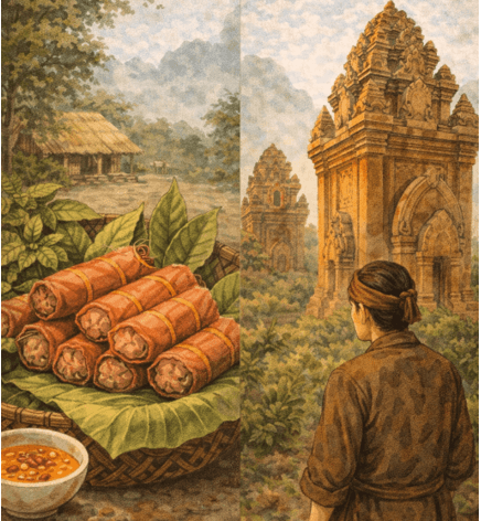 Ý nghĩa Ai về Tuy Phước ăn nem, Ghé qua Hưng Thạnh mà xem Tháp Chàm (chi tiết nhất) (ảnh 1)