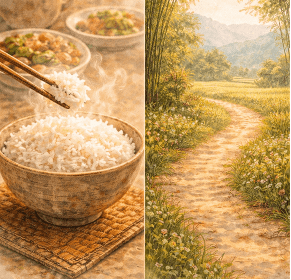 Ý nghĩa Ăn bát cơm dẻo, nhớ nẻo đường đi (chi tiết nhất) (ảnh 1)