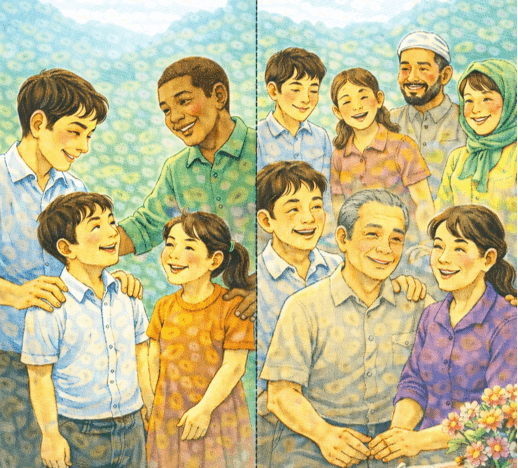 Ý nghĩa Anh em trên thuận dưới hòa, Họ hàng đẹp mặt, mẹ cha vui vầy (chi tiết nhất) (ảnh 1)