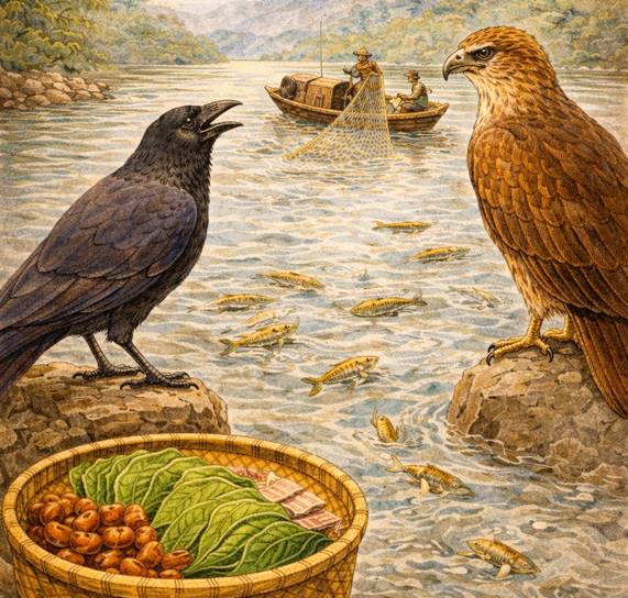 Ý nghĩa Bao phen quạ nói với diều: Cù lao Ông Chưởng có nhiều cá tôm (chi tiết nhất)