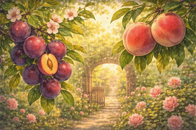 Ý nghĩa Bây giờ mận mới hỏi đào / Vườn hồng đã có ai vào hay chưa? (chi tiết nhất)