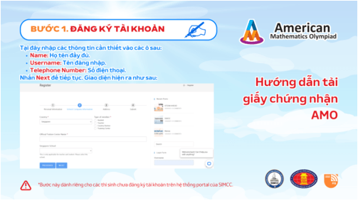 Hướng dẫn tải giấy chứng nhận AMO 2025 và xem lại bài làm