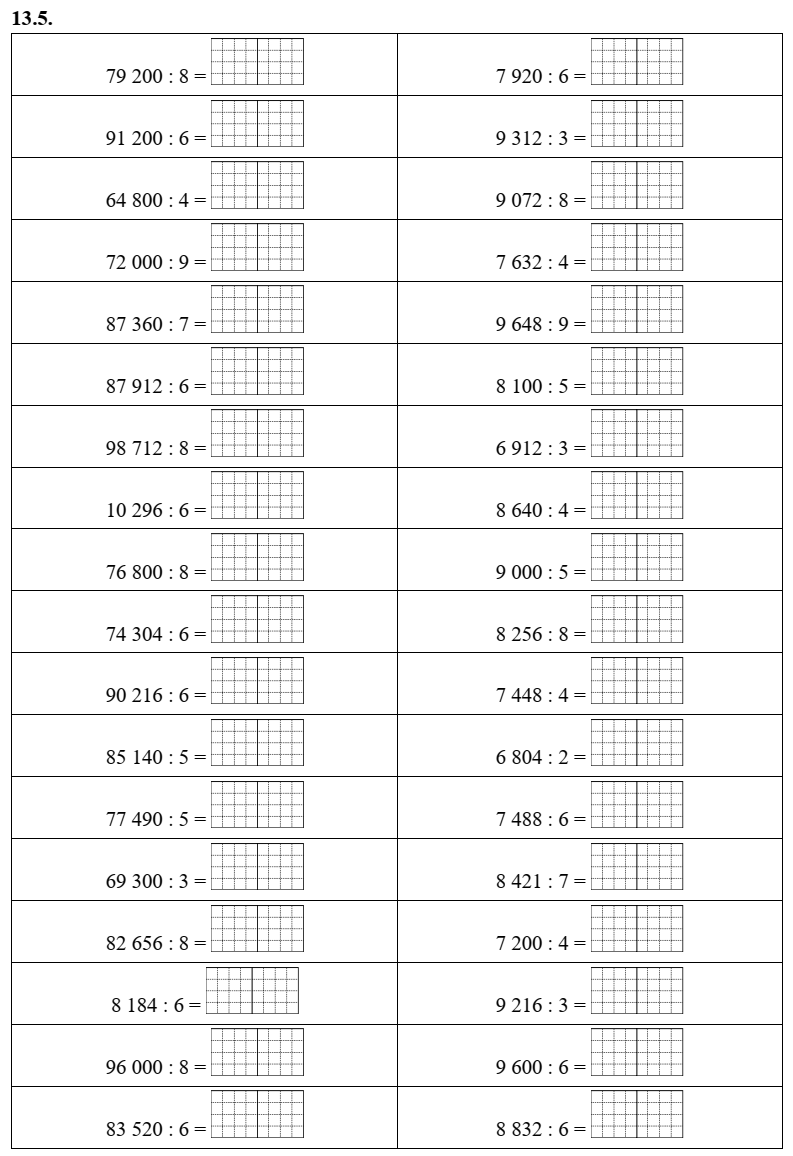 Phép chia trong phạm vi 1 000 lớp 3 (có lời giải)