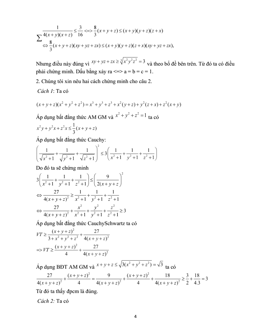 (Ôn thi Viên chức THPT) Chuyên đề bồi dưỡng học sinh giỏi toán khối 10 và 11