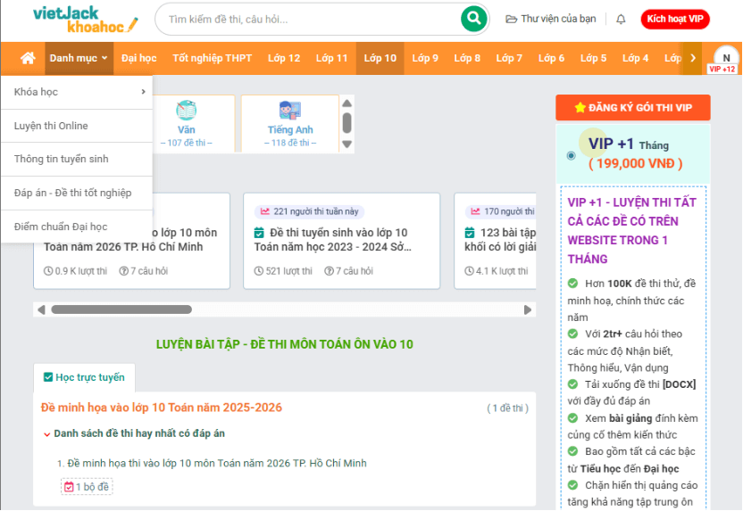 An Giang công bố môn thi thứ ba Kỳ thi tuyển sinh vào lớp 10 năm 2026