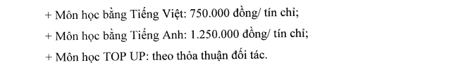 Học phí Học Viện Ngân Hàng - Phân Viện Phú Yên (năm 2024)