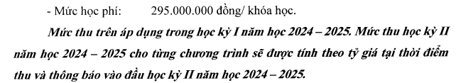 Học phí Học Viện Ngân Hàng - Phân Viện Phú Yên (năm 2024)