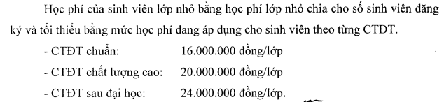 Học phí Học Viện Ngân Hàng - Phân Viện Phú Yên (năm 2024)