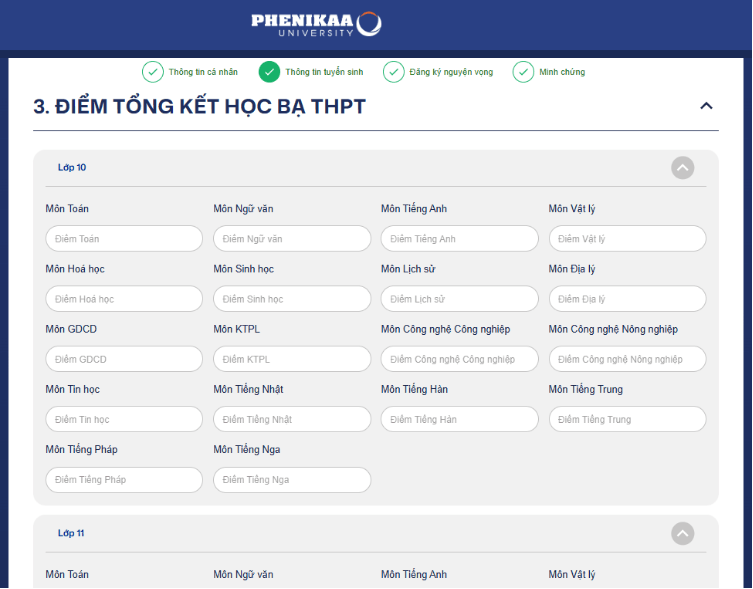 Hướng dẫn đăng ký xét tuyển Đại học Phenikaa năm 2026 mới nhất
