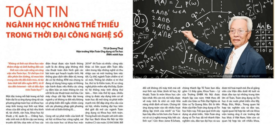 Ngành Toán - Tin là gì? Học Toán - Tin ra làm nghề gì?