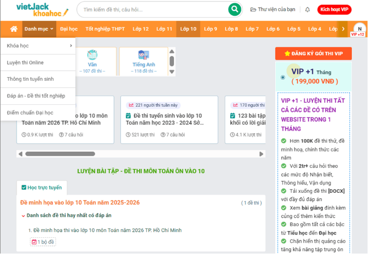 THPT chuyên Khoa học Xã hội và Nhân văn thông báo lịch thi tuyển sinh vào 10 năm 2026