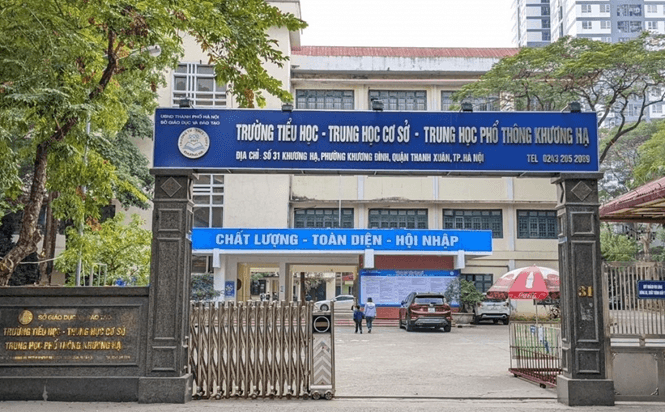Thông tin về Trường TH, THCS và THPT Khương Hạ (Hà Nội)