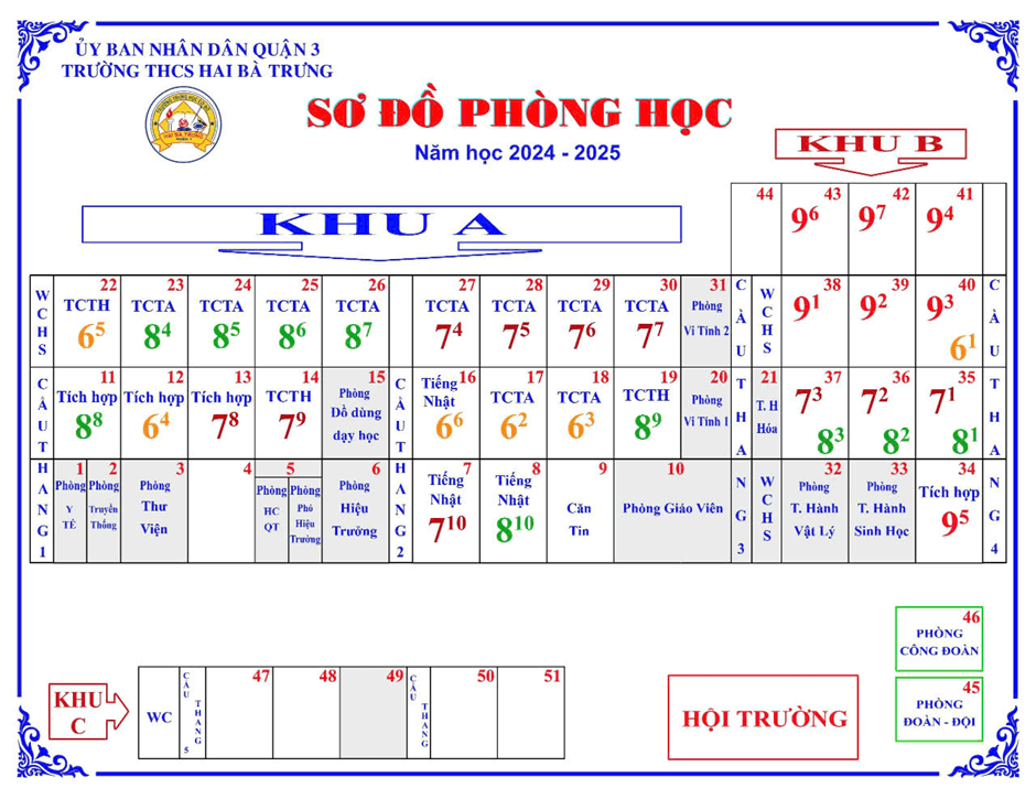 Thông tin về Trường THCS Hai Bà Trưng (Tp.HCM)