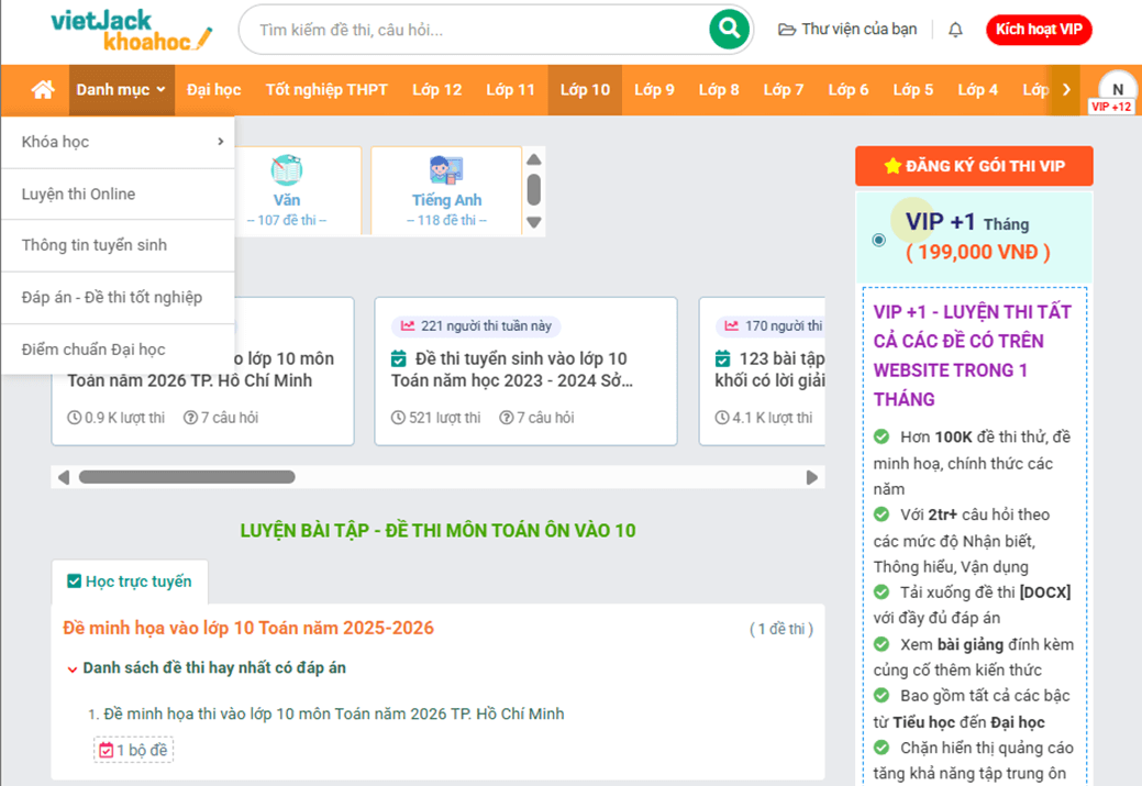 TP Hồ Chí Minh công bố môn thi thứ 3 trong kỳ thi tuyển sinh vào lớp 10 năm 2026