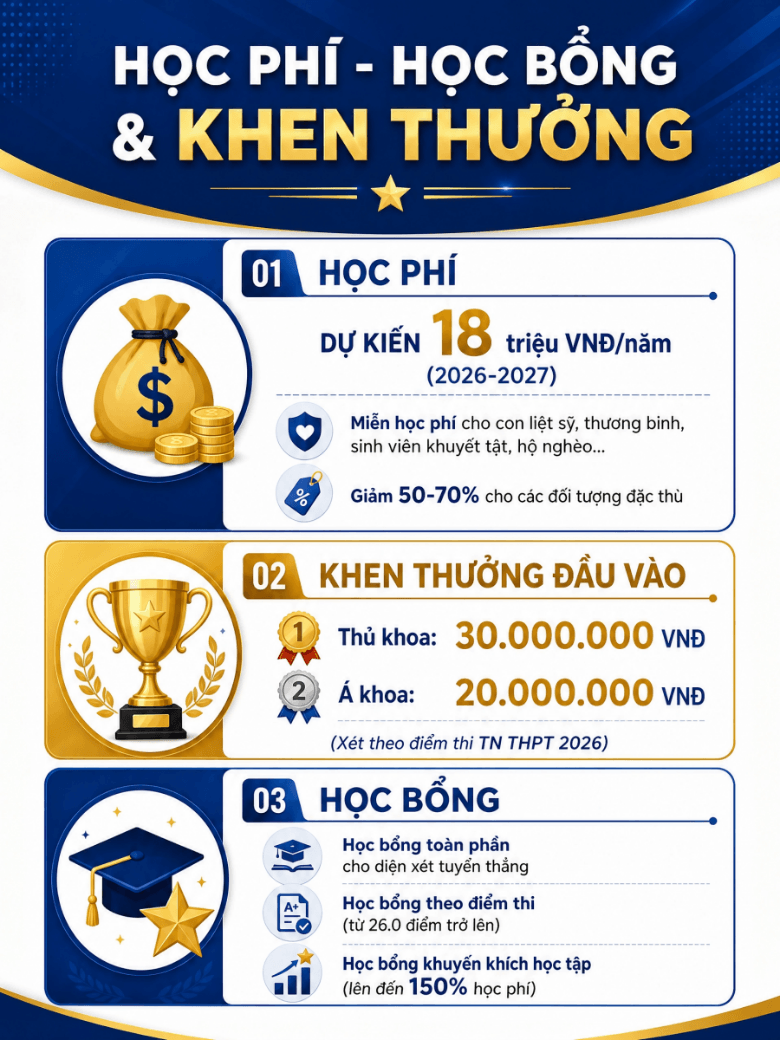 Học phí Trường Đại học Luật - Đại học Huế (năm 2026)