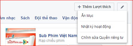 Cách ẩn sở thích trên Facebook