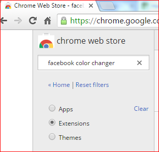 Cách đổi màu nền trang Facebook trên Chrome