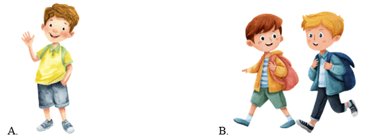 Trắc nghiệm Tiếng Anh lớp 1 Family and Friends Unit Starter (có đáp án): Hello!