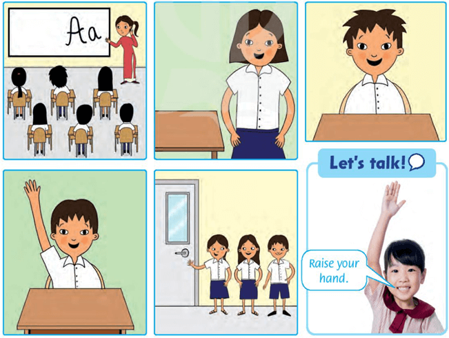 Tiếng Anh lớp 1 Family and Friends Unit Starter Lesson two (trang 5)