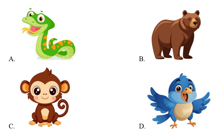 Trắc nghiệm Tiếng Anh lớp 1 Smart Start Unit 5 Phonetics and Vocabulary (có đáp án)