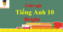 Tiếng Anh 10 Bright | Giải bài tập Tiếng Anh 10 (hay, chi tiết) | Soạn Tiếng Anh 10 Bright