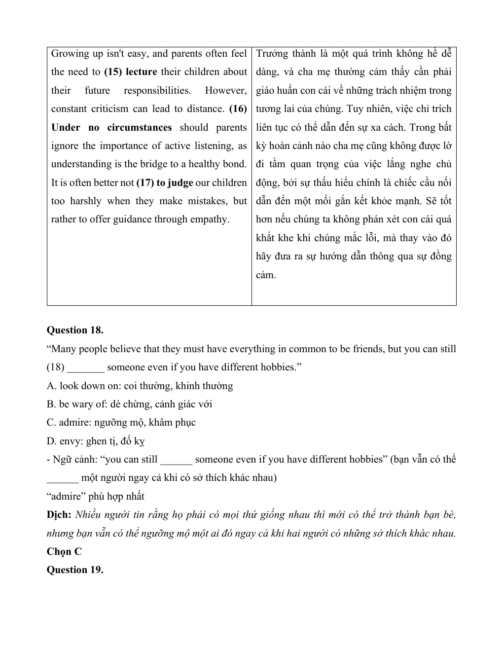 Đề kiểm tra Tiếng Anh 12 Friends Global theo Unit (có lời giải)