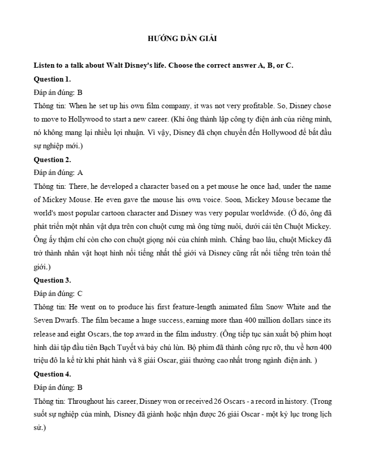 Đề kiểm tra Tiếng Anh 12 Smart World Unit 1 (có lời giải)