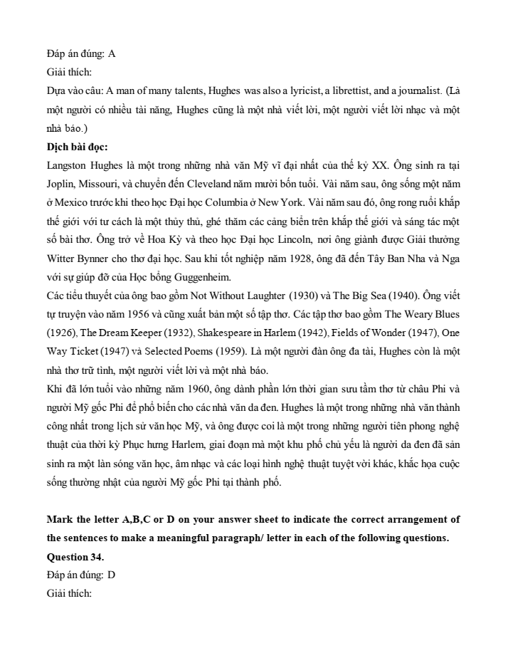 Đề kiểm tra Tiếng Anh 12 Smart World Unit 1 (có lời giải)