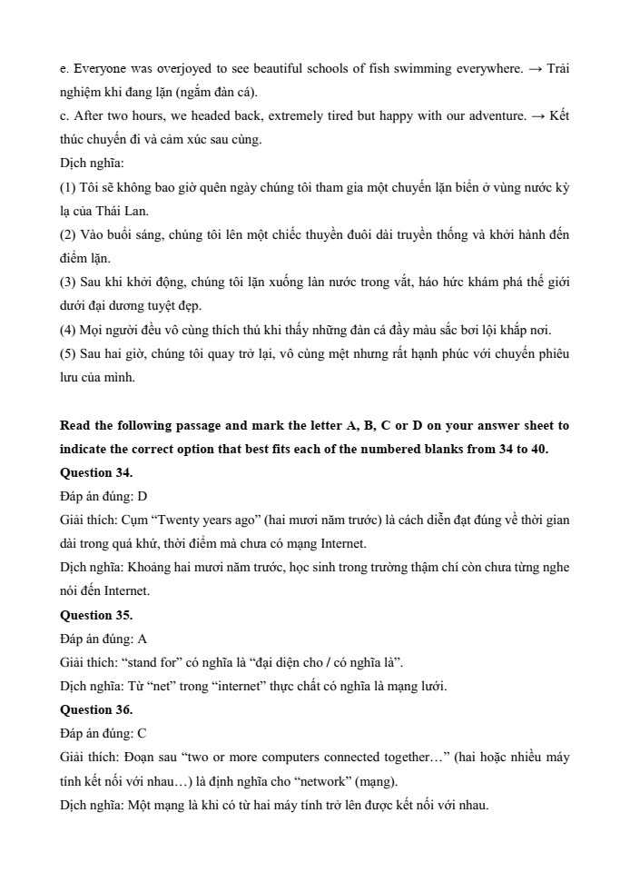 Đề kiểm tra Tiếng Anh 12 Smart World Unit 2 (có lời giải)