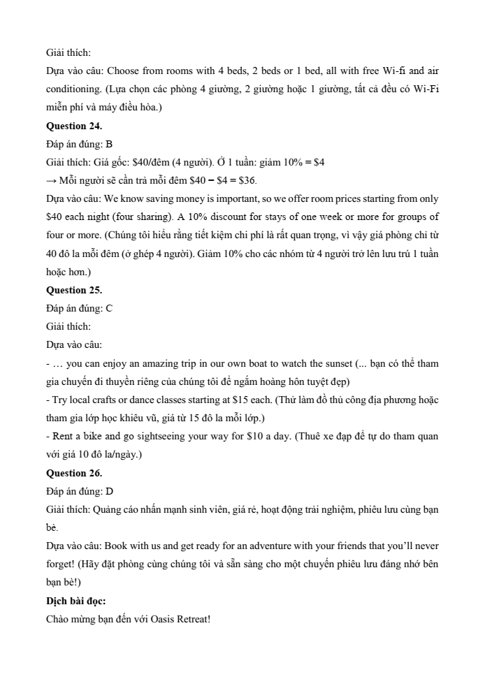 Đề kiểm tra Tiếng Anh 12 Smart World Unit 2 (có lời giải)