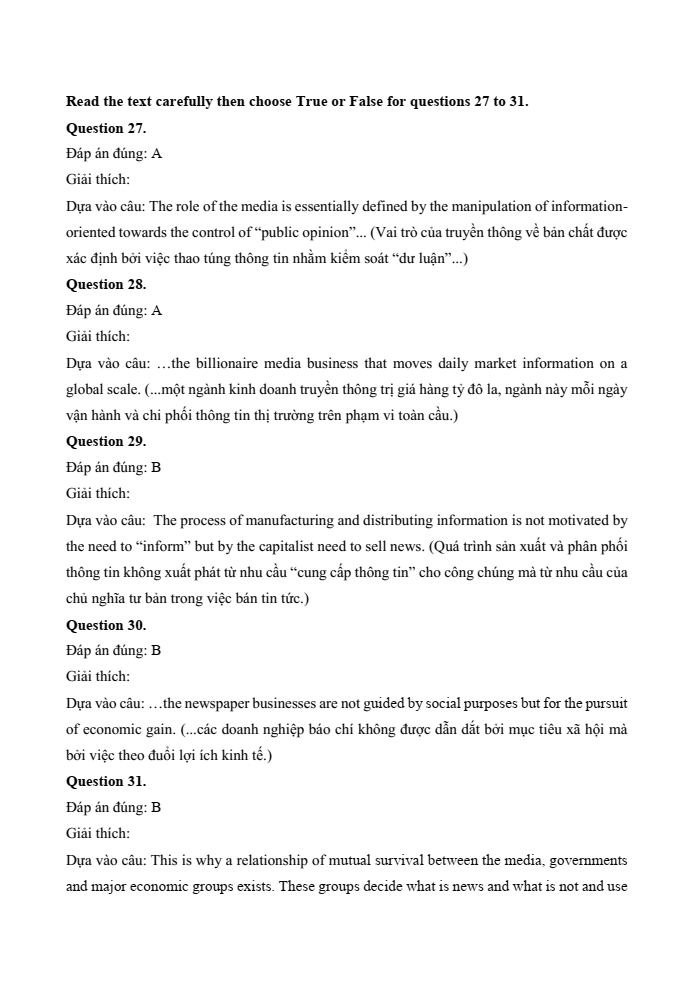 Đề kiểm tra Tiếng Anh 12 Smart World Unit 2 (có lời giải)