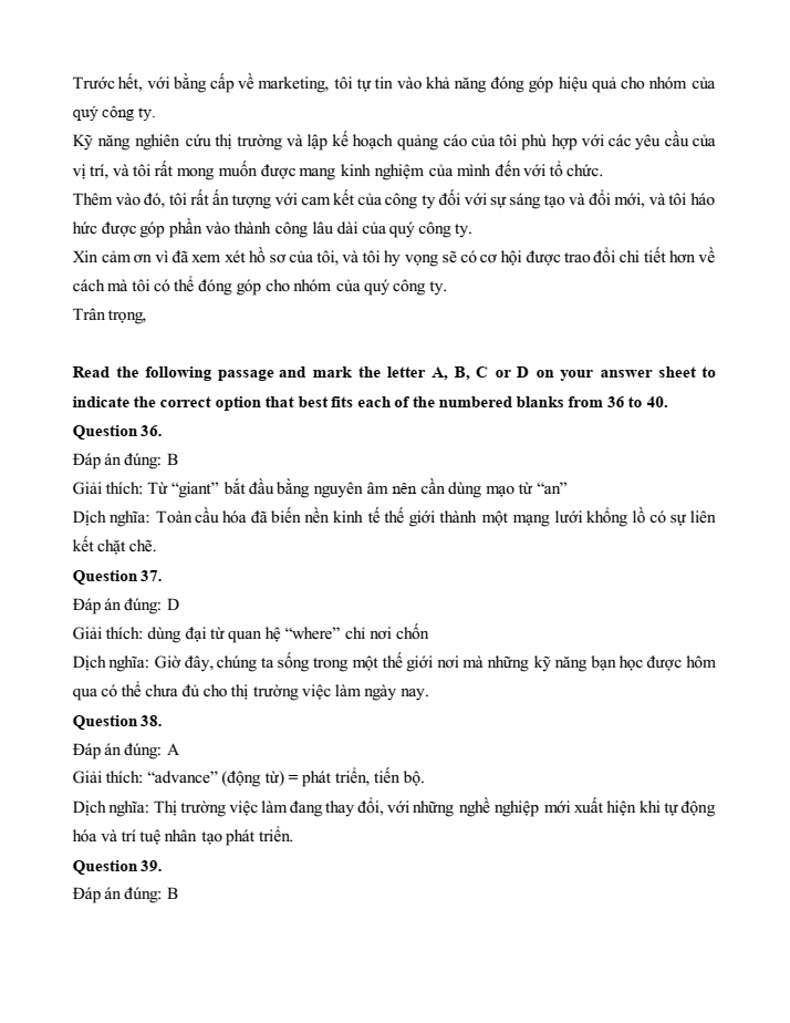 Đề kiểm tra Tiếng Anh 12 Smart World Unit 3 (có lời giải)