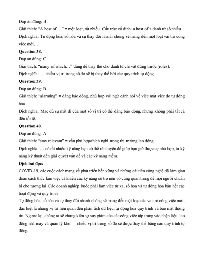 Đề kiểm tra Tiếng Anh 12 Smart World Unit 4 (có lời giải)