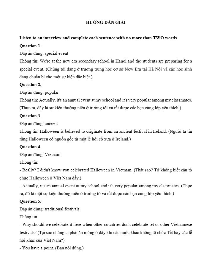 Đề kiểm tra Tiếng Anh 12 Smart World Unit 6 (có lời giải)