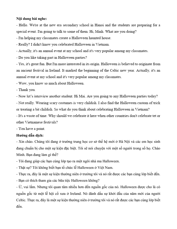 Đề kiểm tra Tiếng Anh 12 Smart World Unit 6 (có lời giải)