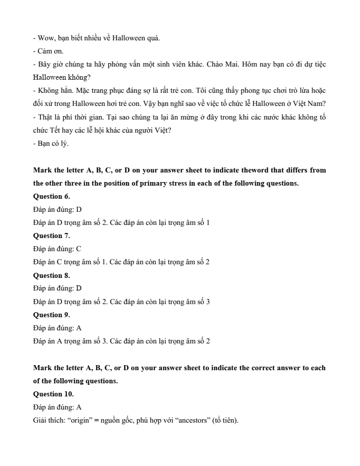 Đề kiểm tra Tiếng Anh 12 Smart World Unit 6 (có lời giải)