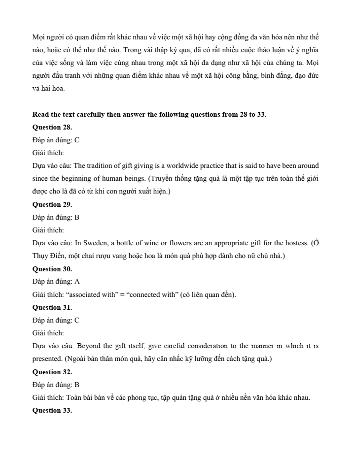 Đề kiểm tra Tiếng Anh 12 Smart World Unit 6 (có lời giải)