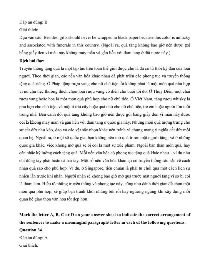 Đề kiểm tra Tiếng Anh 12 Smart World Unit 6 (có lời giải)