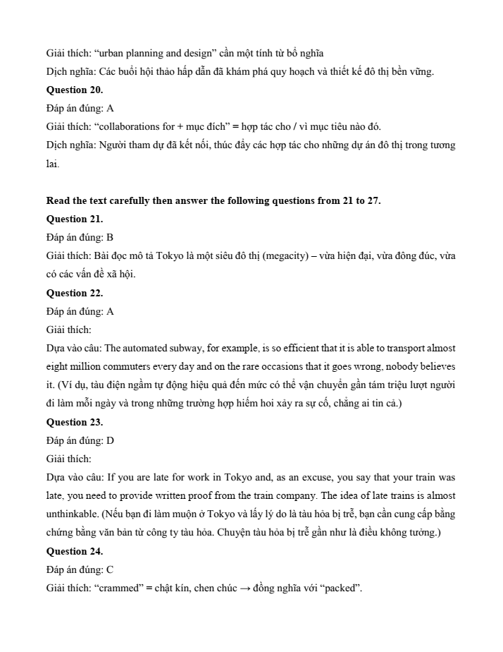 Đề kiểm tra Tiếng Anh 12 Smart World Unit 7 (có lời giải)