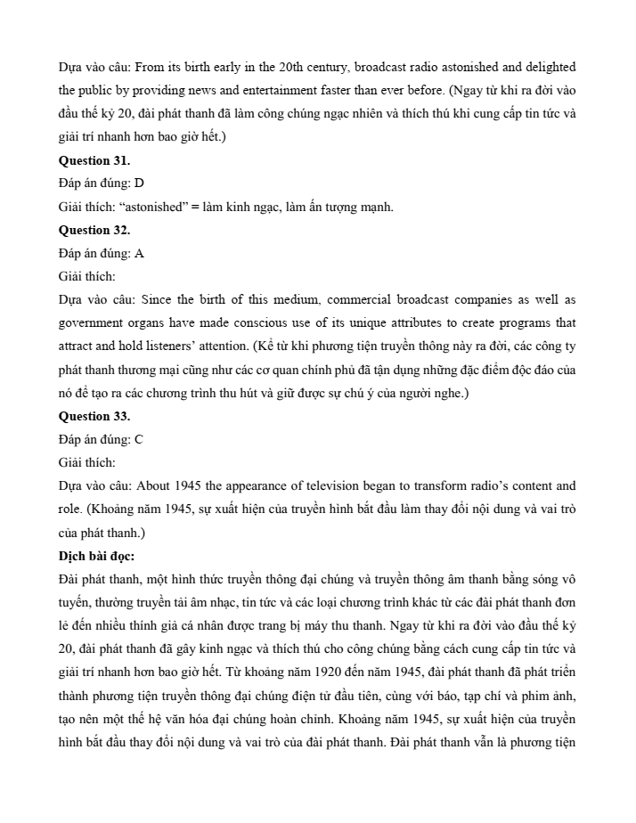 Đề kiểm tra Tiếng Anh 12 Smart World Unit 8 (có lời giải)