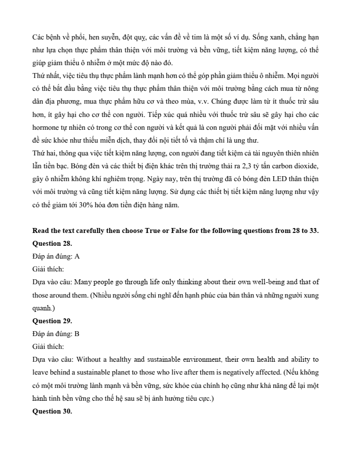 Đề kiểm tra Tiếng Anh 12 Smart World Unit 9 (có lời giải)